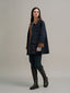 EPOQUE cotton half jacket_navy