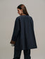 EPOQUE cotton half jacket_navy