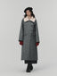 ETTE ribbon wool coat_gray