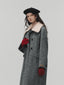 ETTE ribbon wool coat_gray