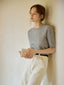 GERARD daily knit top_gray