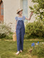 HARPER cotton overall pants_blue