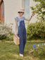 HARPER cotton overall pants_blue