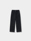 KINSLEY wide washing denim pants_black