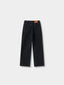 KINSLEY wide washing denim pants_black