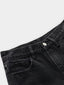 KINSLEY wide washing denim pants_black