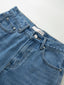 KINSLEY wide washing denim pants_blue