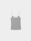 LENA stripe sleeveless top_white