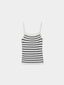 LENA stripe sleeveless top_white