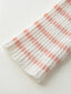 LUX marine boat neck stripe knit_pink