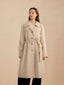 MOIRA throat latch trench coat_ivory