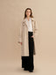 MOIRA throat latch trench coat_ivory