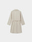 MOIRA throat latch trench coat_ivory