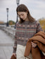 MONI cashmere nordic knit cardigan_brown