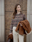 MONI cashmere nordic knit cardigan_brown