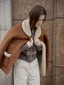 MONI cashmere nordic knit cardigan_brown