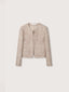 MORIA tweed short jacket_beige