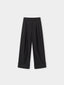 PIPER wide rollover tuck pants_black