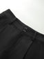 PIPER wide rollover tuck pants_black