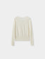 SALENA wool v neck cardigan_white