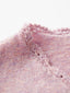 SALENA wool v neck cardigan_popcorn pink