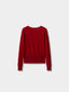 SALENA wool v neck cardigan_red