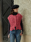 URIELLE wool flower knit_romantic red