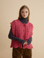 URIELLE wool flower knit_romantic red