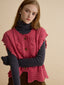 URIELLE wool flower knit_romantic red