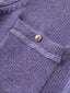 VESTA tape deco knit jacket_purple