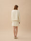 WILMA woolen tweed mid skirt_ivory