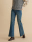 KEIRA denim flared pants_blue