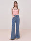 MARIE flared retro jean_blue