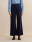 ZENIA corduroy pants_navy peony