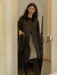 GRACIELA premium wool handmade coat_charcoal