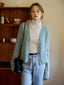 ASHLEY chemical knit cardigan_mint