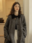 GRACIELA premium wool handmade coat_charcoal