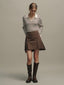 VELO pleats mini skirt_3colors